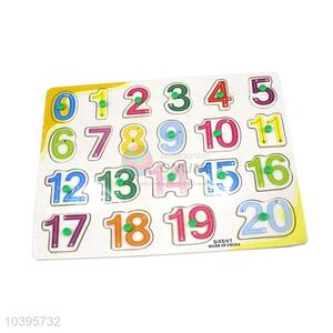 Customized educational figures 0-20 puzzle