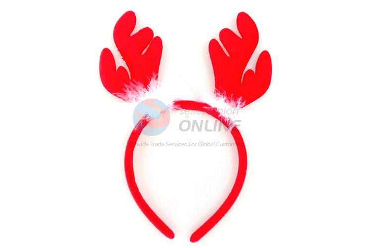 Best Quality Feather Antler Hair Clasp Christmas Hair Hoop