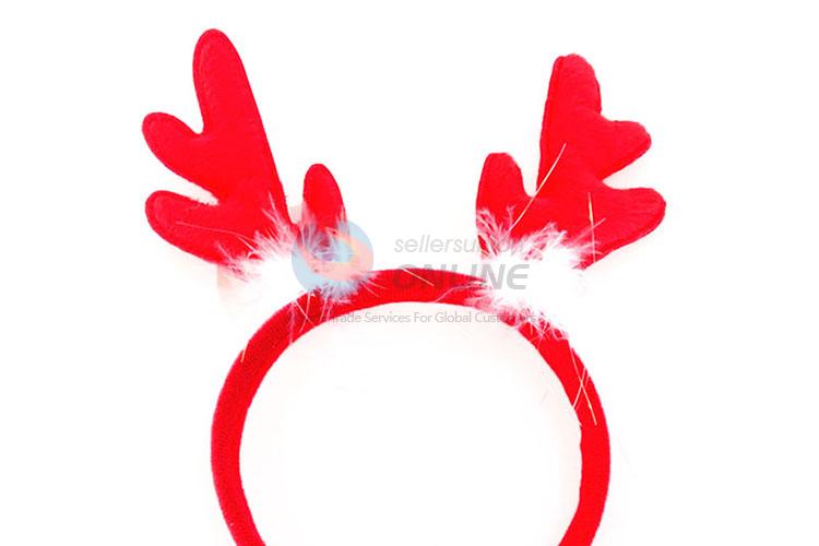 Custom Red Antler Feather Hair Clasp For Festival