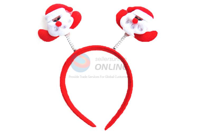 Fashion Christmas Hair Clasp With Spring Toys