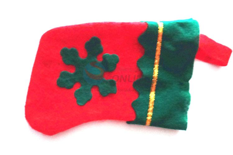 Fashion Christmas Tree Decoration Nonwovens Christmas Sock