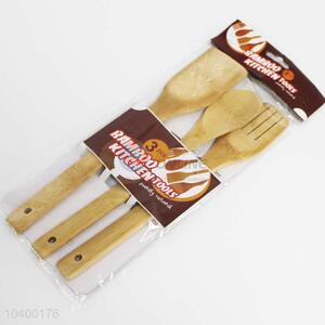 3pc Bamboo Kitchen Utensils Cooking Tools Set