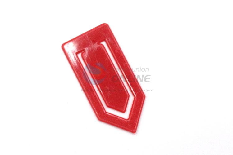 Wholesale custom cheaper shape decorative school supplie stationery plastic paper clips