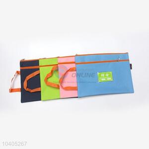 Waterproof Nylon Zipper Bag A4 Document Zipper File Folder Bag