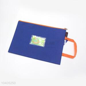 Hot selling A4 size document file portfolio zipper bag