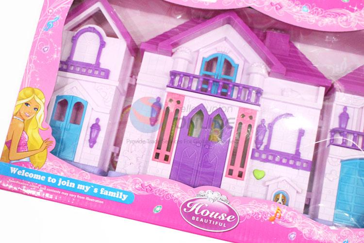 New Design Villa Model Fancy Toy Set With Light And Music