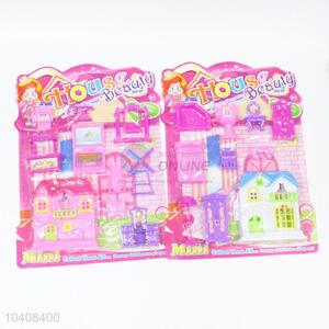 New Arrival Girl Plastic Villa Toy Furniture Set