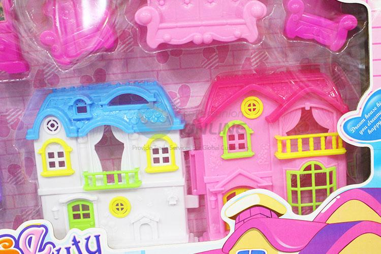 Best Selling Plastic Mini Doll House Play Set