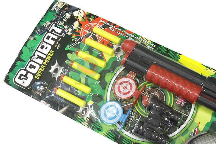 High Quality Plastic Shoot Game Toy Gun Set