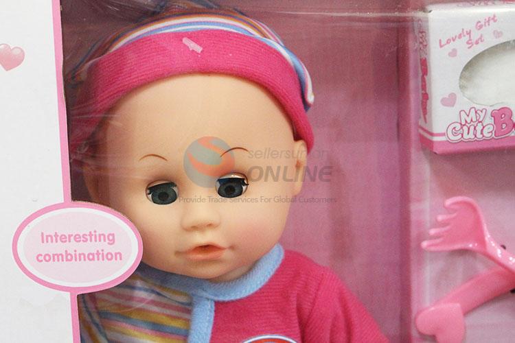 Girls Pretend Play Take Care Baby Doll Lifelike Baby Toy for Promotion