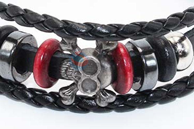 China Supplies Wholesale Braided Leather Bracelet