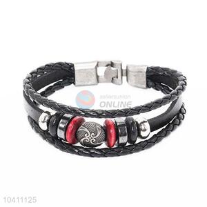 Wholesale New Fashion Mens Leather Bracelet