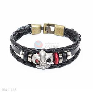 Made In China Braided Leather Wristband