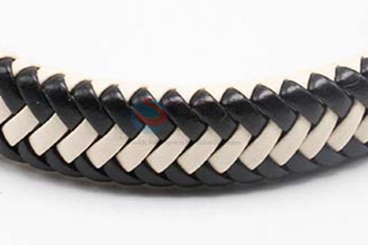 New Fashion High Quality Braided Leather Bracelet