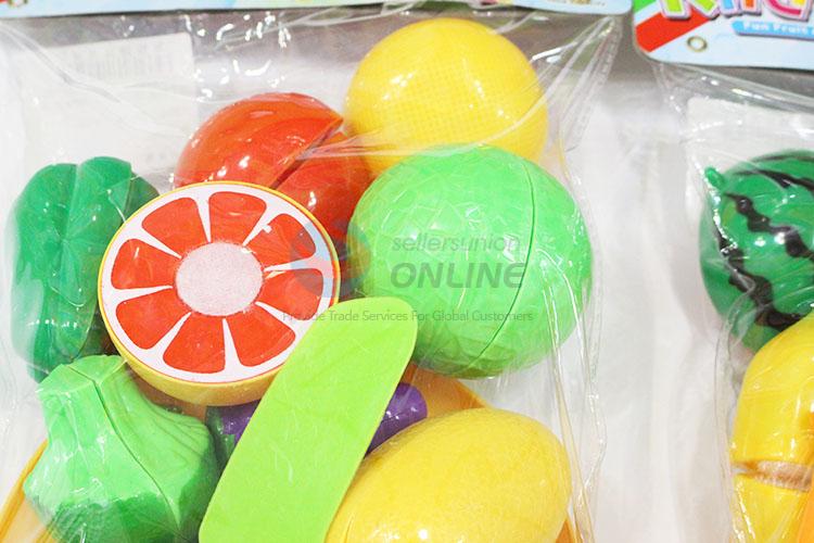 New Arrival Mini Plastic Toys Kitchenware Cutting Cooking Food Toy