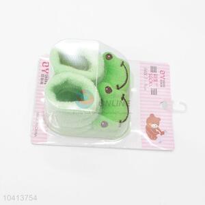 3D Frog Head Cotton Kids Baby Sock