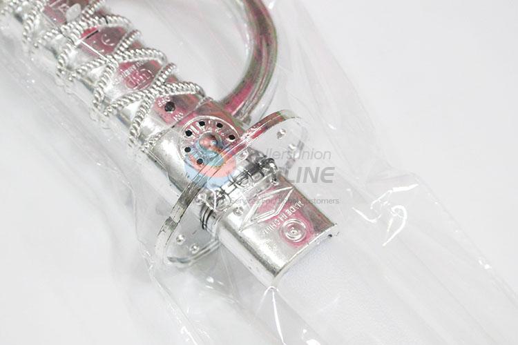 Electroplating Silvery Flashing Sword Toy With One Light