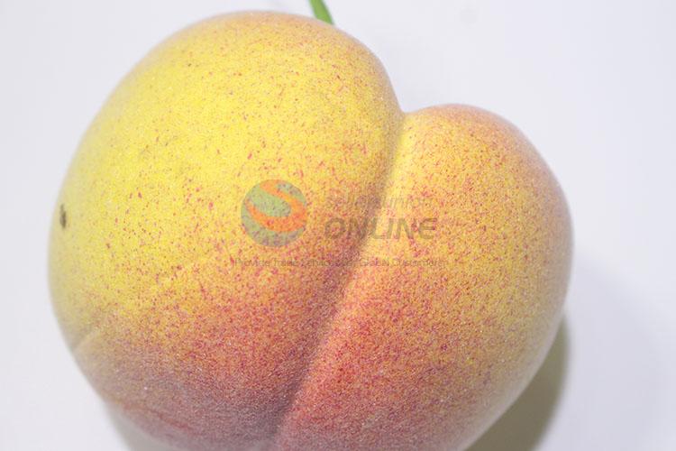 High simulate sponge peach artificial fruit for decoration