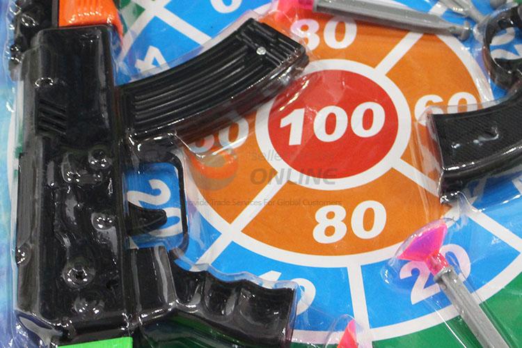 Custom design plastic funny target dart board toy gun