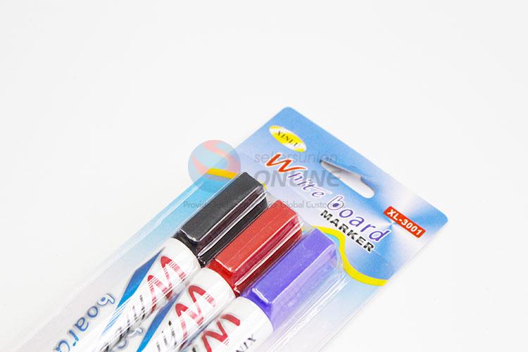 3Pcs White Board Marker Pens for Office