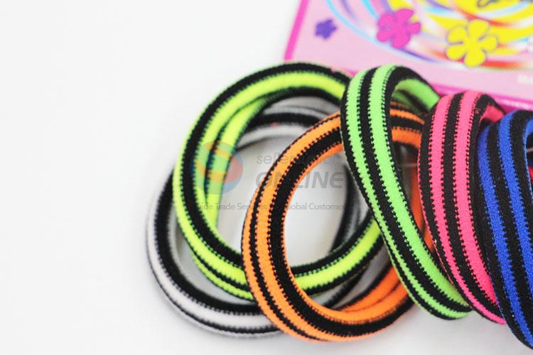 Popular Colorful Hair Rings Set