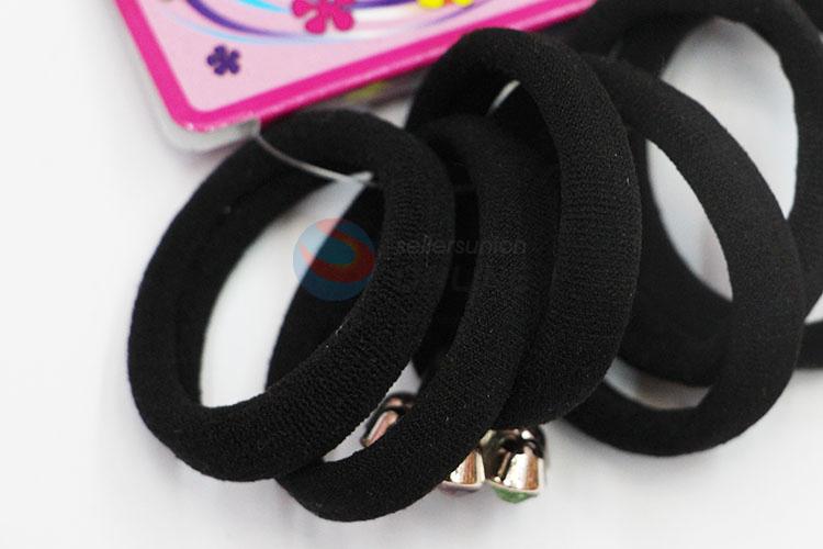 Hot Sale Black Hair Rings Set