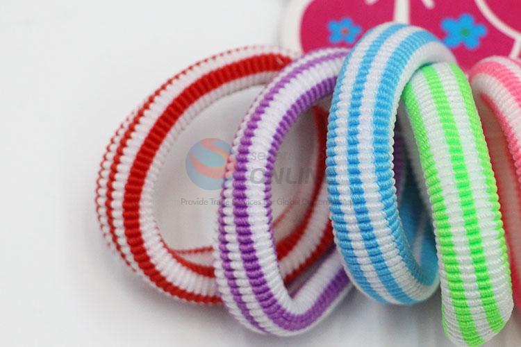 Cheap Colorful Hair Rings Set