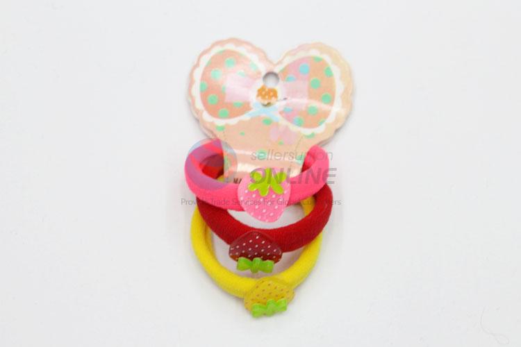 Low Price Colorful Hair Rings Set