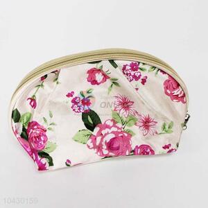 Floral Printing Cosmetic Bag