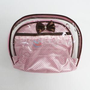 High Sales 2PC Woman Make-up PVC Cosmetic Bag