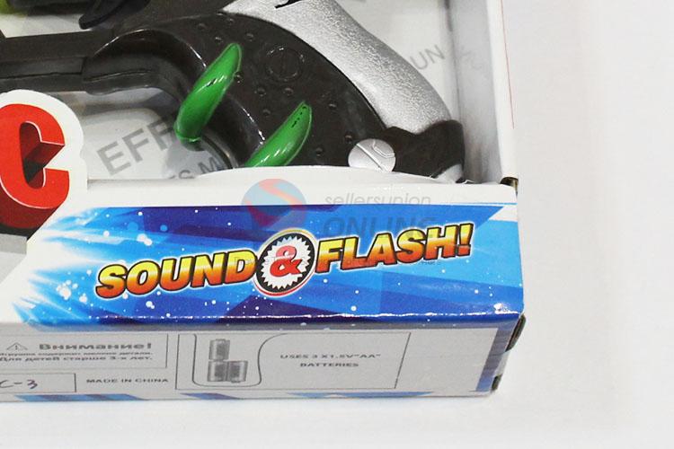 Cartoon Plastic Flash Gun With Light With Good Quality