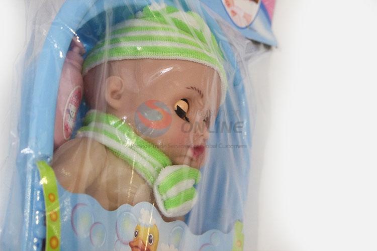 Reasonable Price 10-inch Child with Bath Tub Infant Baby Doll for Kids