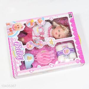 Cute Doll Toys Feeding Set With Factory Price