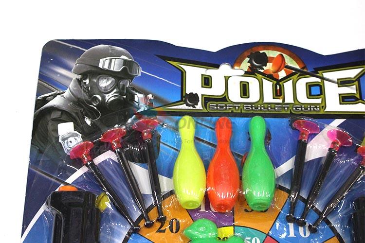 Factory Supply Soft Bullet Gun Police Toy Set for Sale