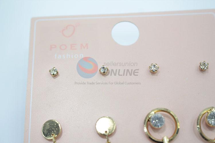 Durable earring jewelry for female