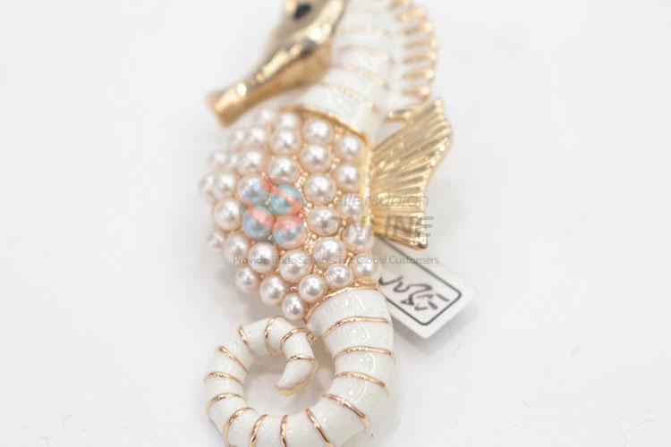 Superior quality hippocampus brooch