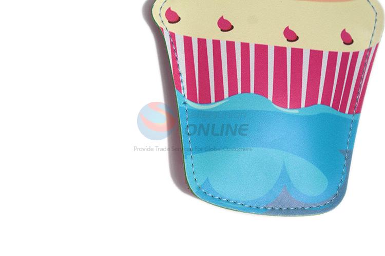 New style beautiful pvc cupcake printing coin bag