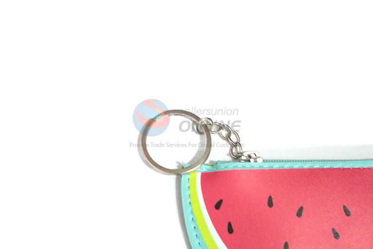 Bottom price good quality pvc watermelon printing coin bag