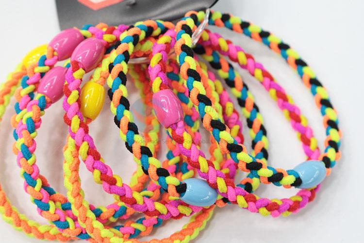 Multicolor elastic hair ring hair rope