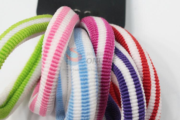 Striped decorative hair ties,hair ring for girls