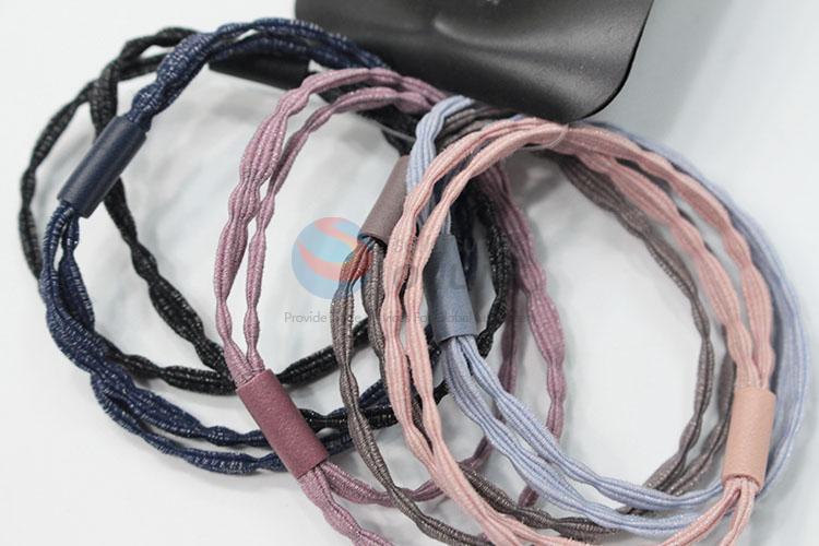 Women Hair Band Tie Rope Circle Ring Bracelet