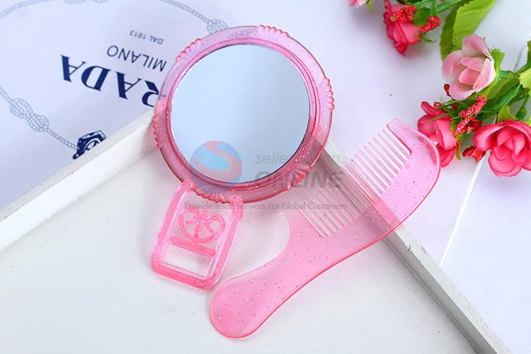 Top grade custom plastic mirror&comb set