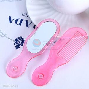 New design plastic mirror&comb set