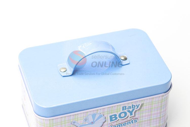 Best Selling Tin Storage Box with Handle