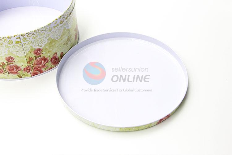 Promotional Gift Round Tin Boxes Set for Storage