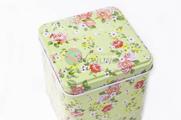 Best Selling Square Shaped Tin Storage Box Containers Set