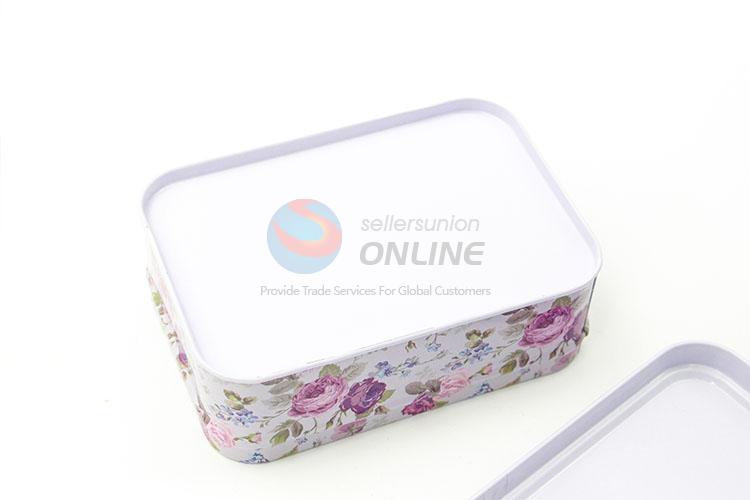 Pretty Cute Custom Printed Tin Storage Boxes Set