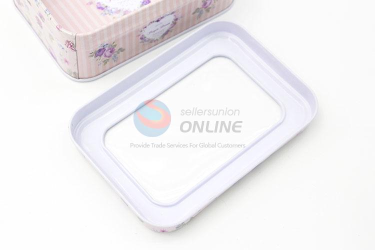 Factory Direct Custom Printed Tin Storage Boxes Set