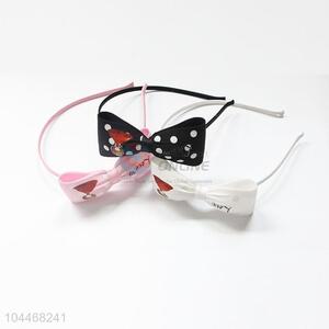 Ployester Covered Bow Knot Headband Hair Clasp