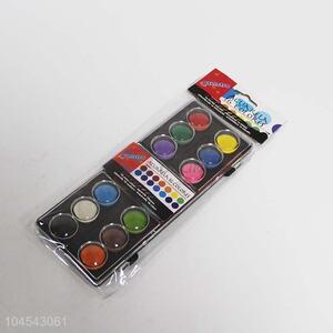 Good quality 16 water colors paint set,21.5*8.5cm